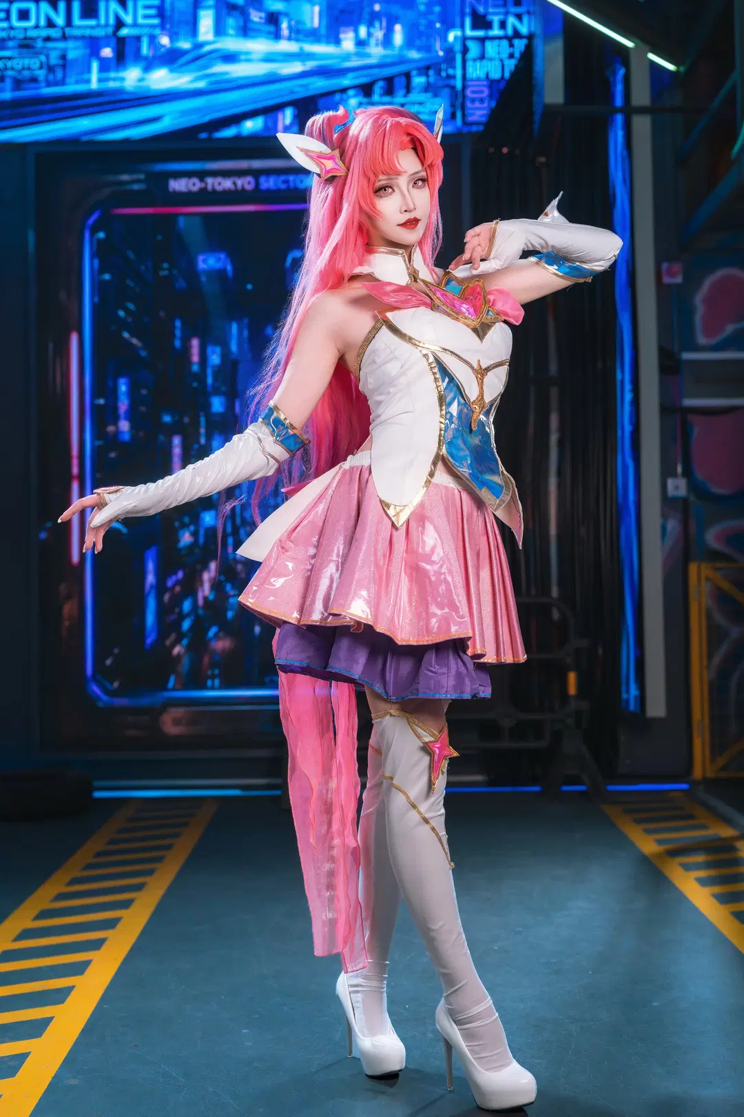 【カイ＝サコスプレ】リーグ・オブ・レジェンド 星の守護者 第一弾、サイバーパンク風スタジオ撮影の記録 - 老塞Liquidboom - 2枚目