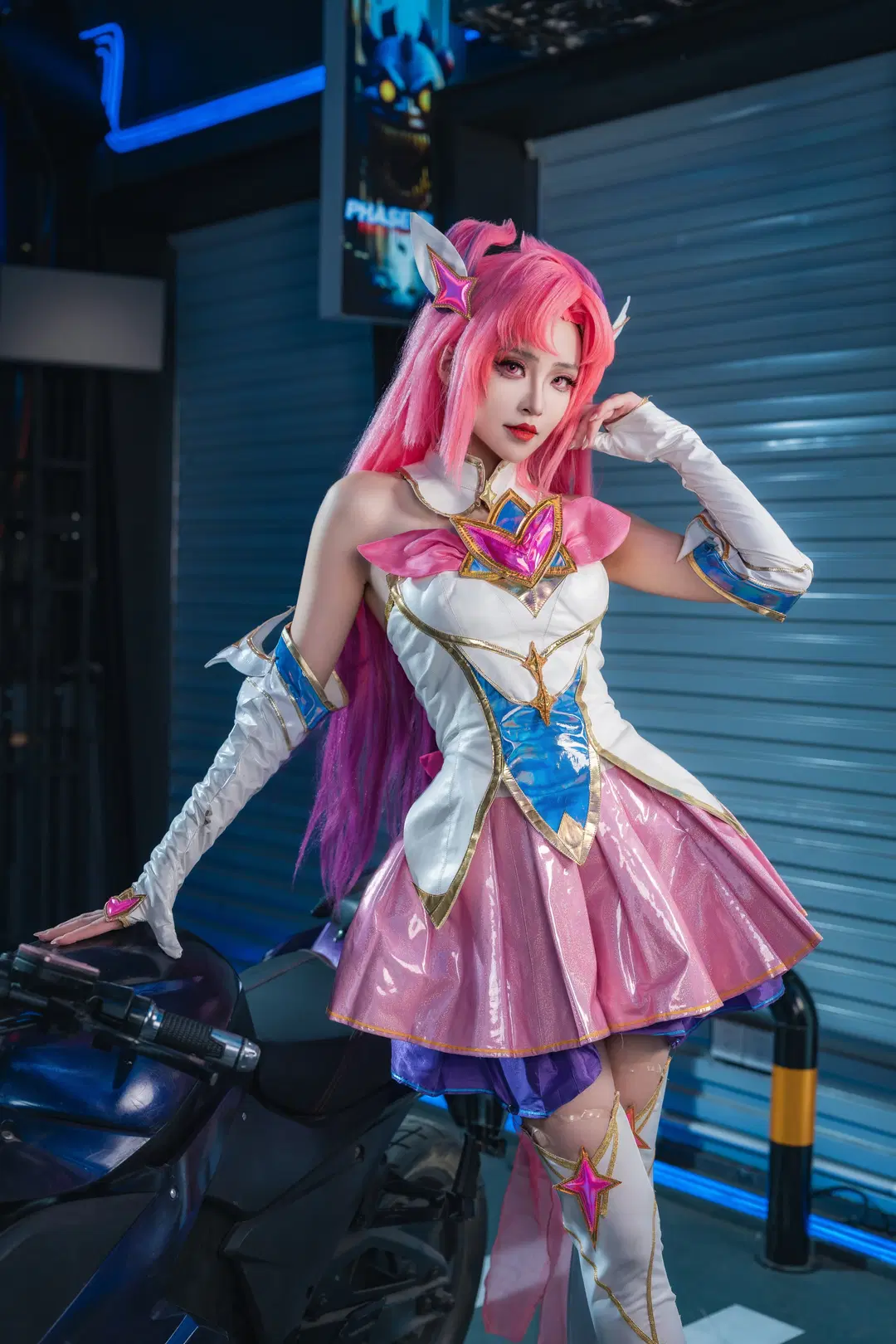 【カイ＝サコスプレ】リーグ・オブ・レジェンド 星の守護者 第一弾、サイバーパンク風スタジオ撮影の記録 - 老塞Liquidboom - 8枚目