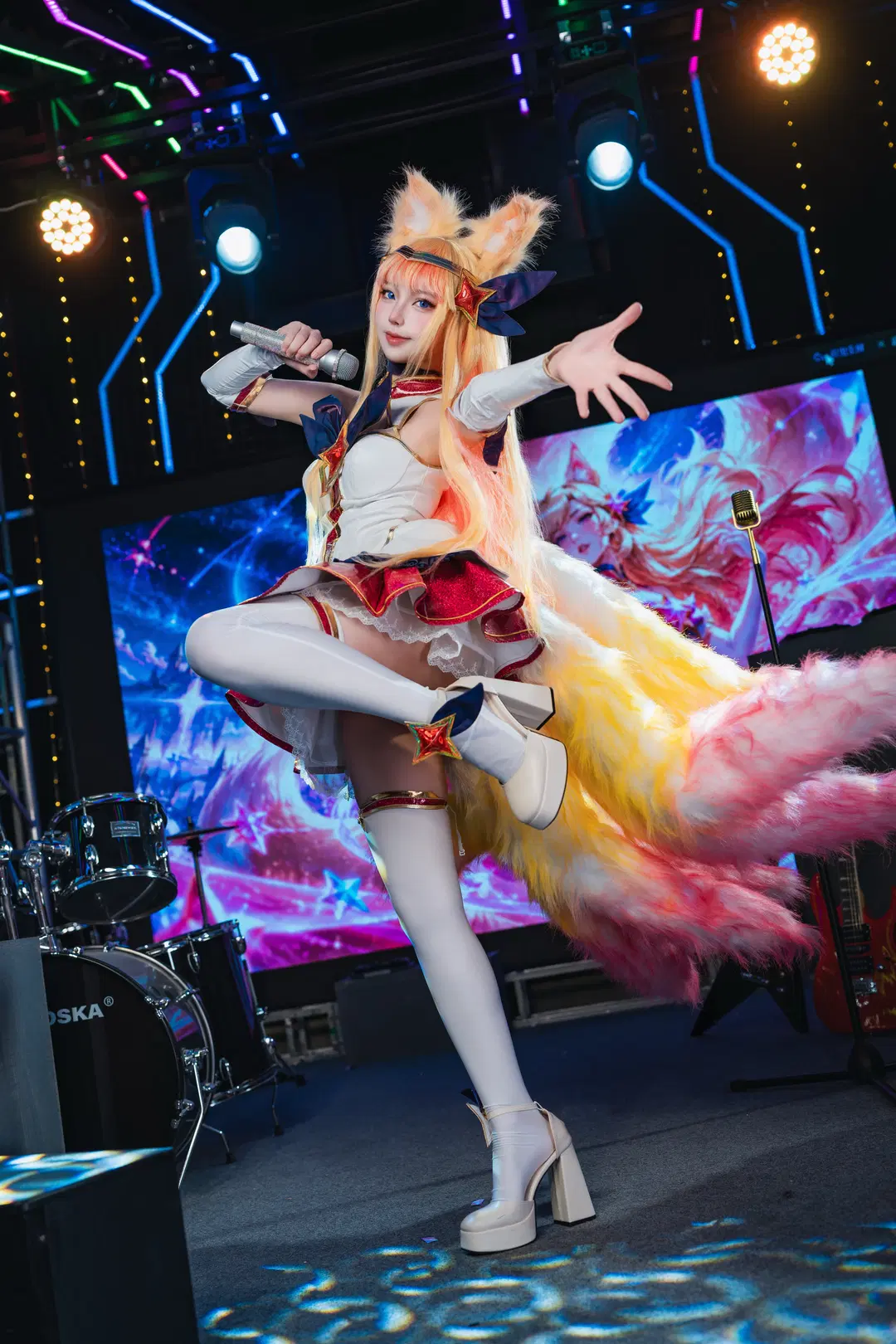 【阿狸cos】英雄联盟星之守护者偶像歌手舞台拍摄 - 老塞Liquidboom - 第2张