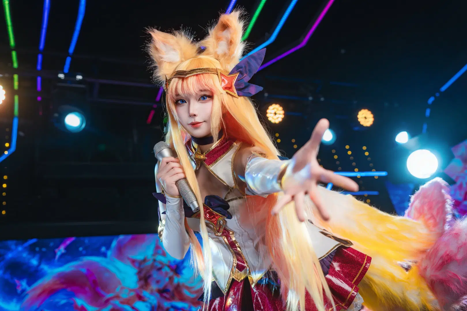 【阿狸cos】英雄联盟星之守护者偶像歌手舞台拍摄 - 老塞Liquidboom - 第3张