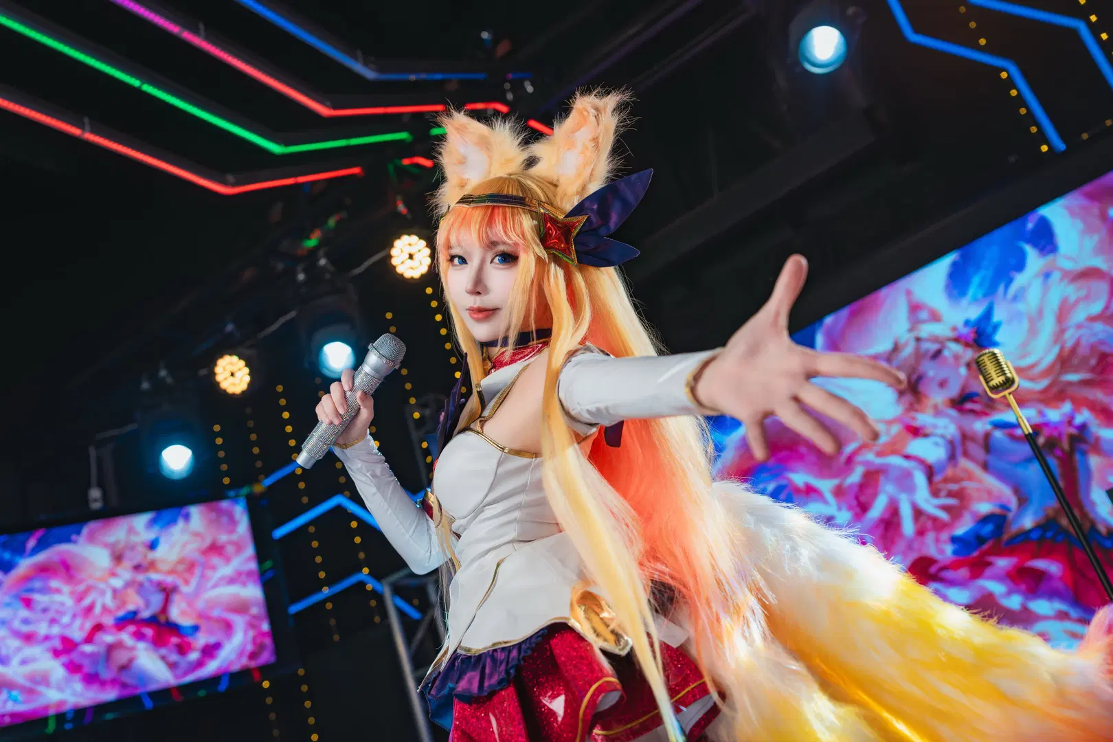【阿狸cos】英雄联盟星之守护者偶像歌手舞台拍摄 - 老塞Liquidboom - 第5张