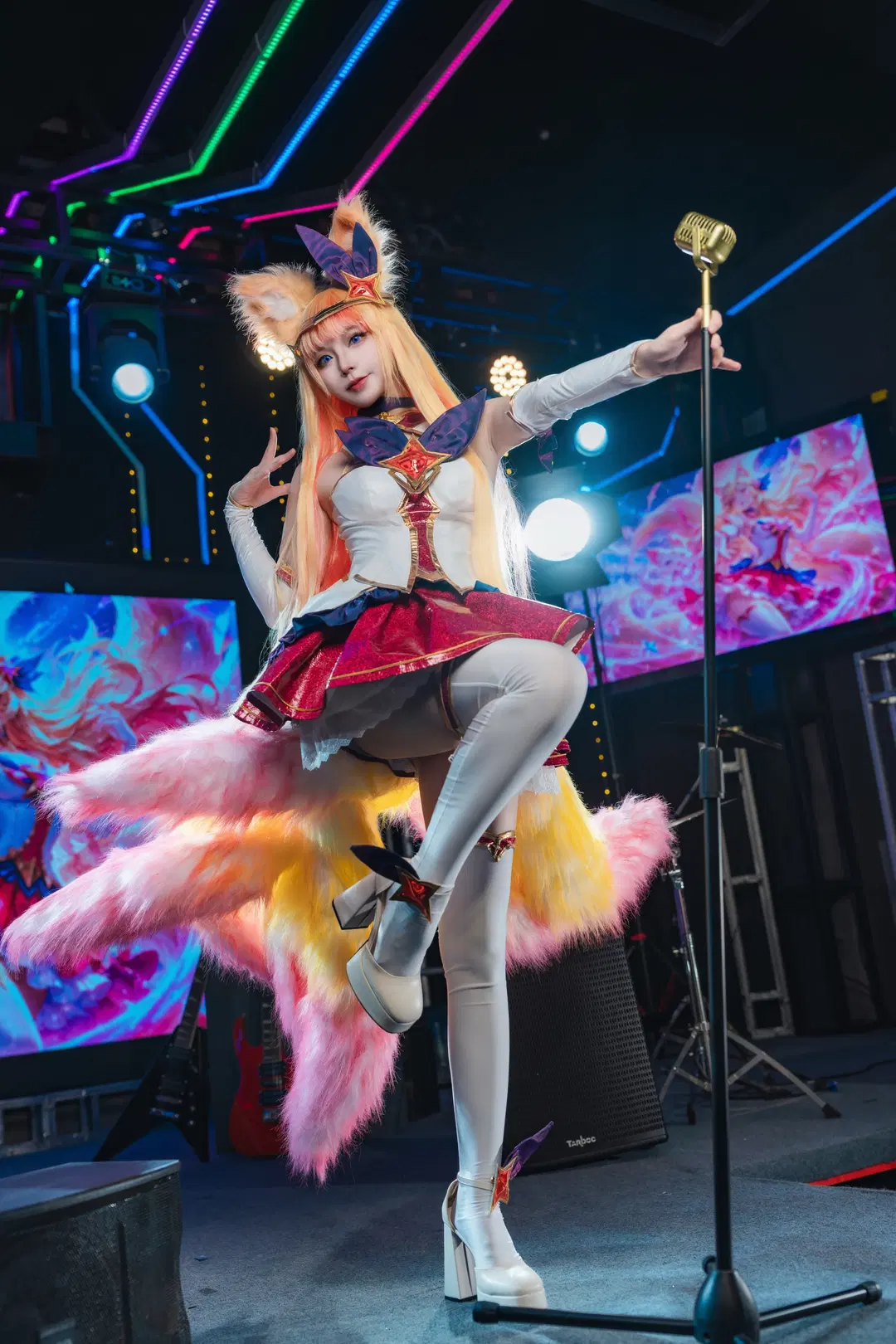 【阿狸cos】英雄联盟星之守护者偶像歌手舞台拍摄 - 老塞Liquidboom - 第9张