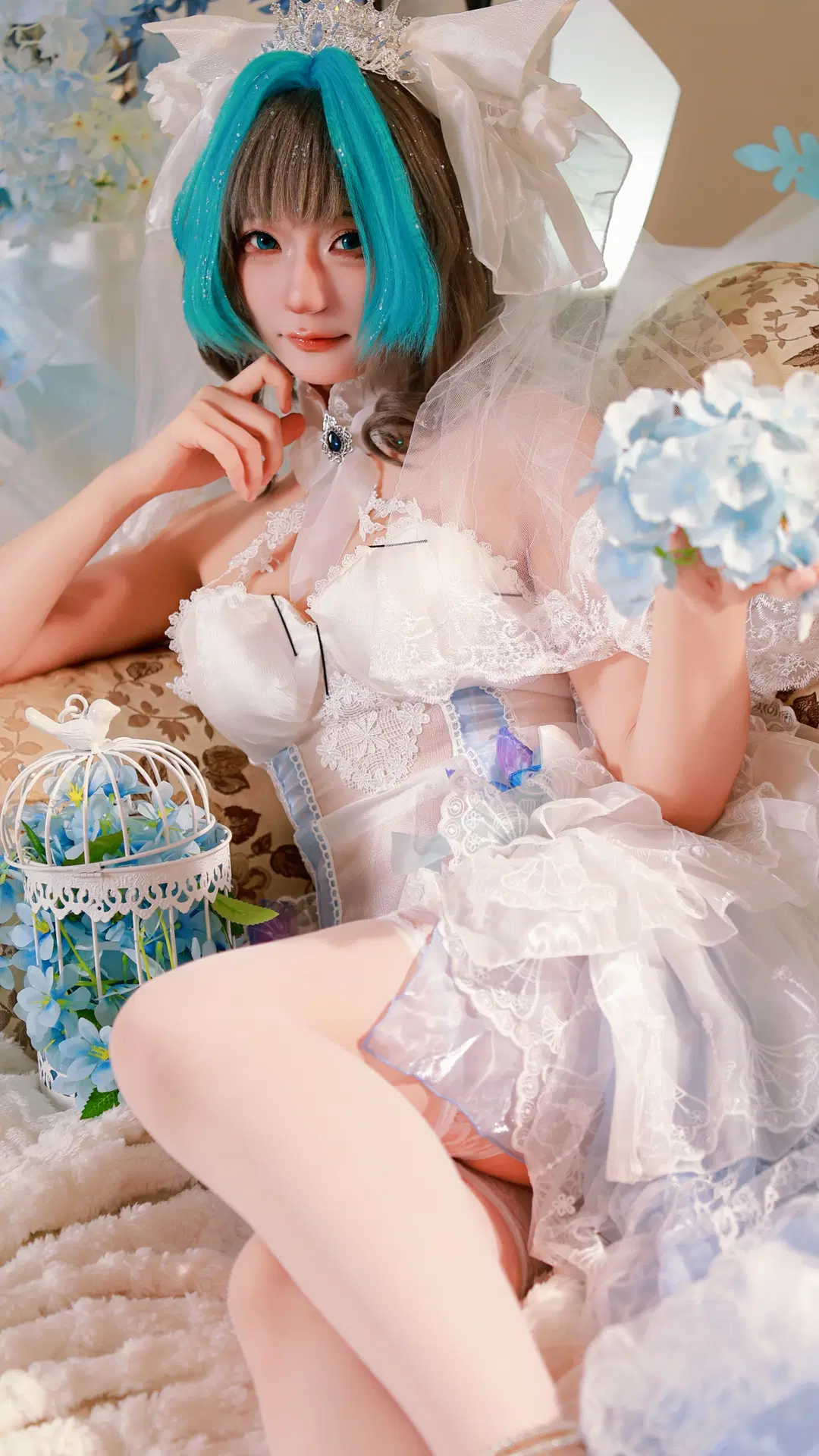 【チェシャー コスプレ】アズールレーン チェシャー 花嫁テーマのウェディングフォト - 鹅鹅鹅 - 3枚目