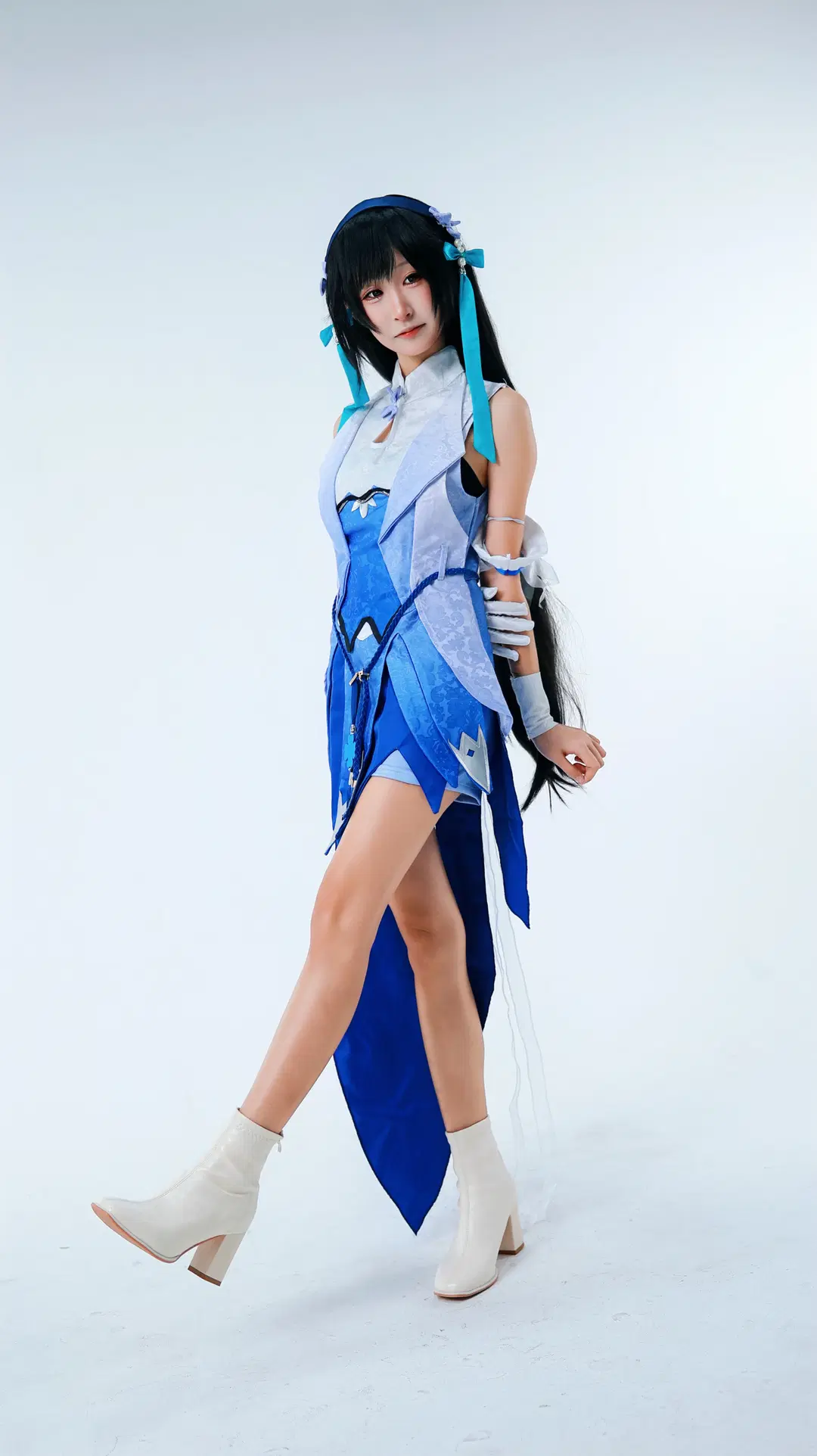 【西施cos】王者榮耀少女心白棚拍攝，展現靈動細節 - 鹅鹅鹅 - 第3張