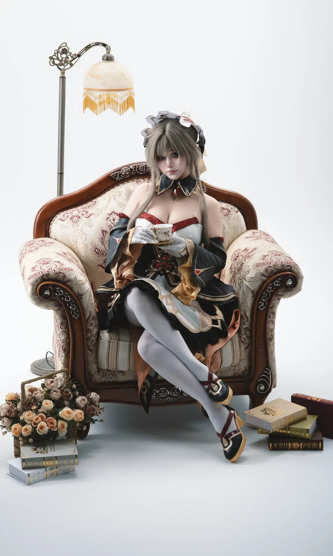 【サンドローネ コスプレ】『原神』スネージナヤの傀儡が魅せる白ホリ古典の雰囲気記録 - Bearsan - 6枚目