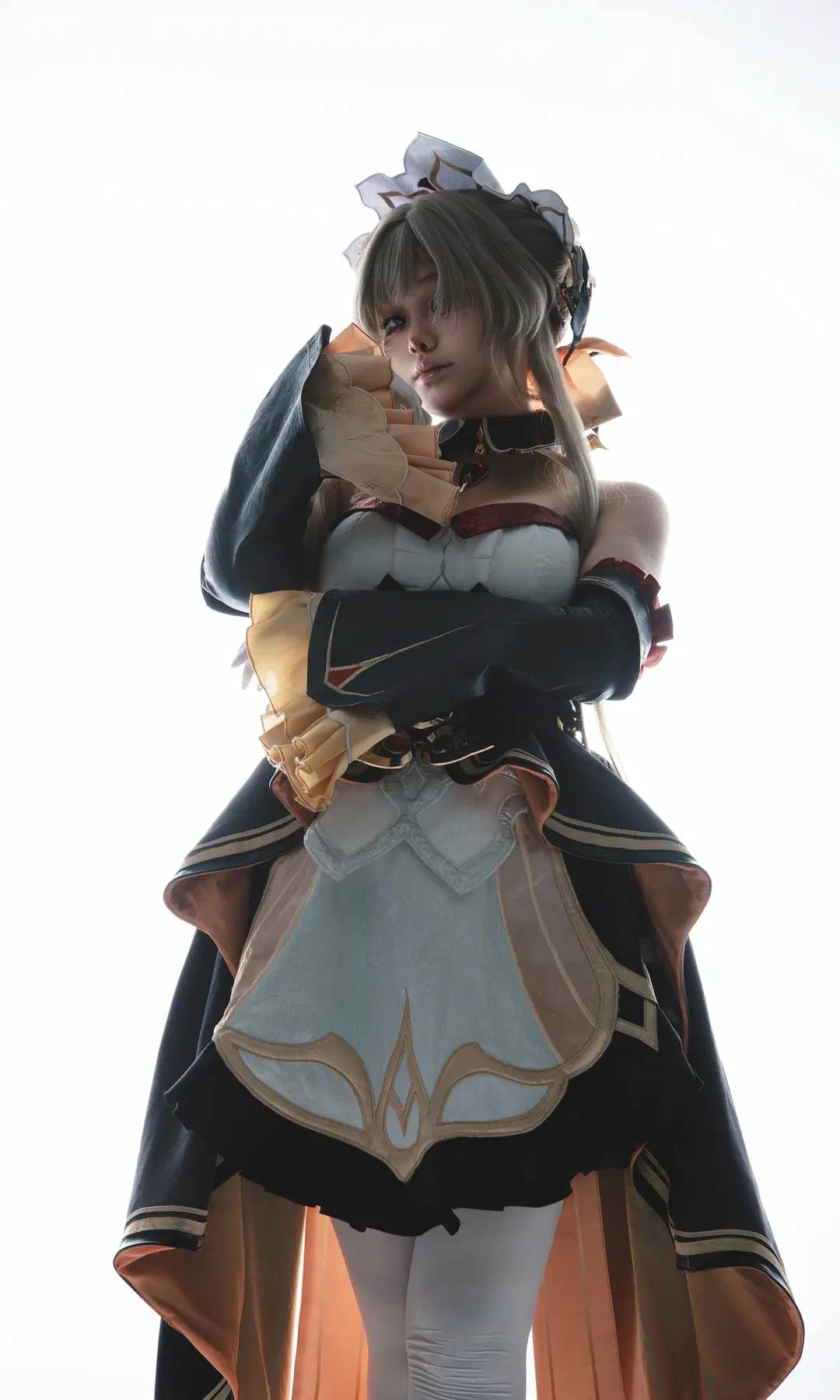 【サンドローネ コスプレ】白ホリ撮影の光と影に宿る人形のコスプレポーズの参考記録 - Bearsan - 6枚目