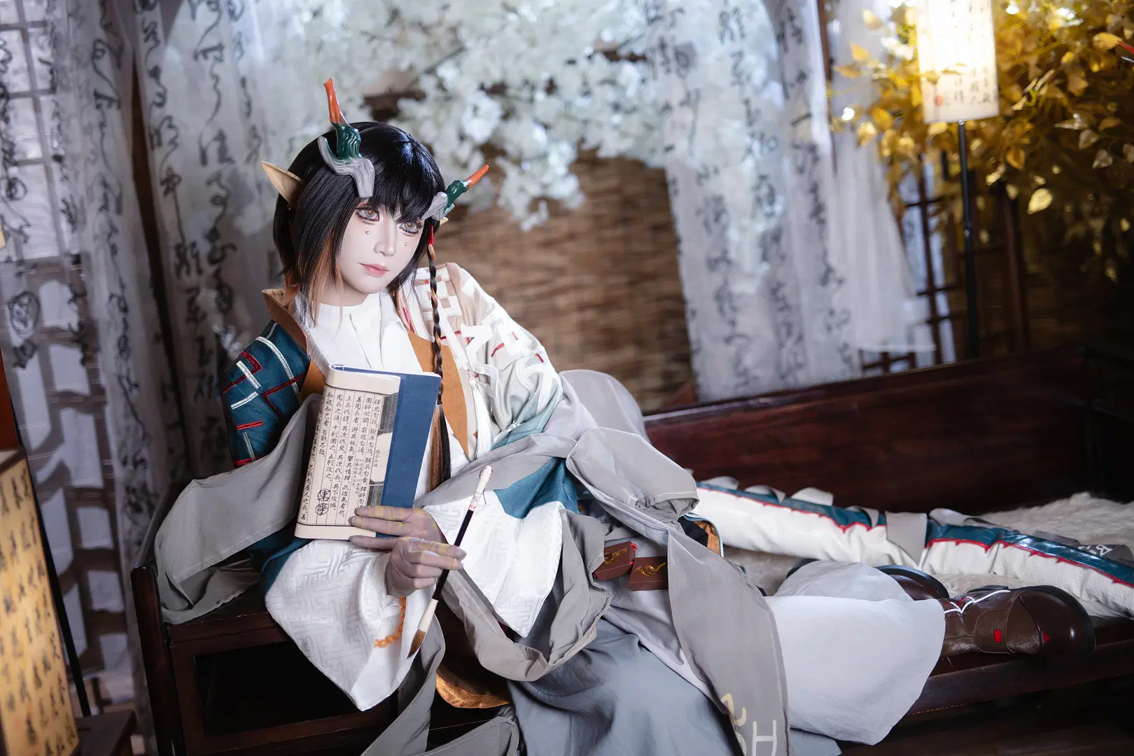 棚拍, 明日方舟, 古风cos, 颉cos, 岁兽