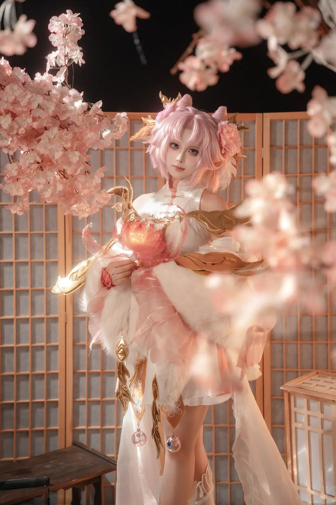 【嫦娥 コスプレ：拒霜思】『オナー・オブ・キングス』中華風ファンタジー写真 - 晓筱邶北 - 5枚目