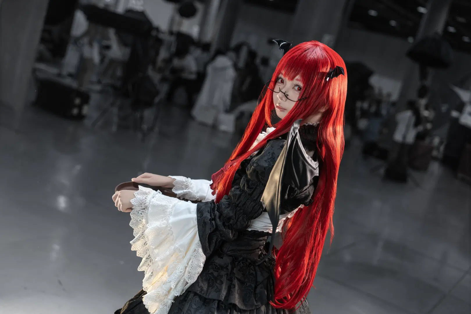 【小恶魔cos】东方Project里的红发小恶魔登场 - 井羊血weru - 第3张
