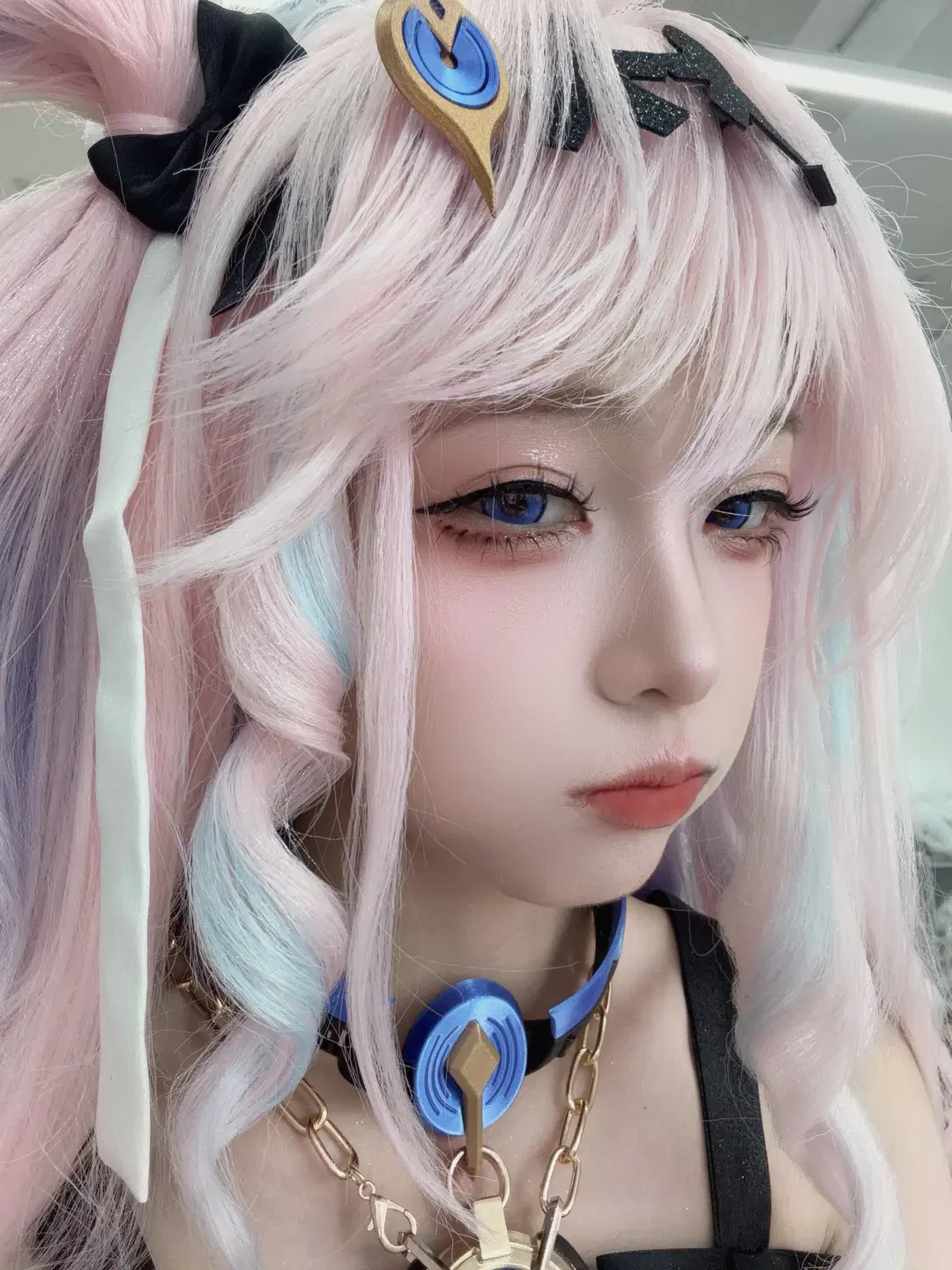 【达妮娅cos】鸣潮里那一抹粉蓝渐变的惊艳 - 夜雨ovo - 第2张