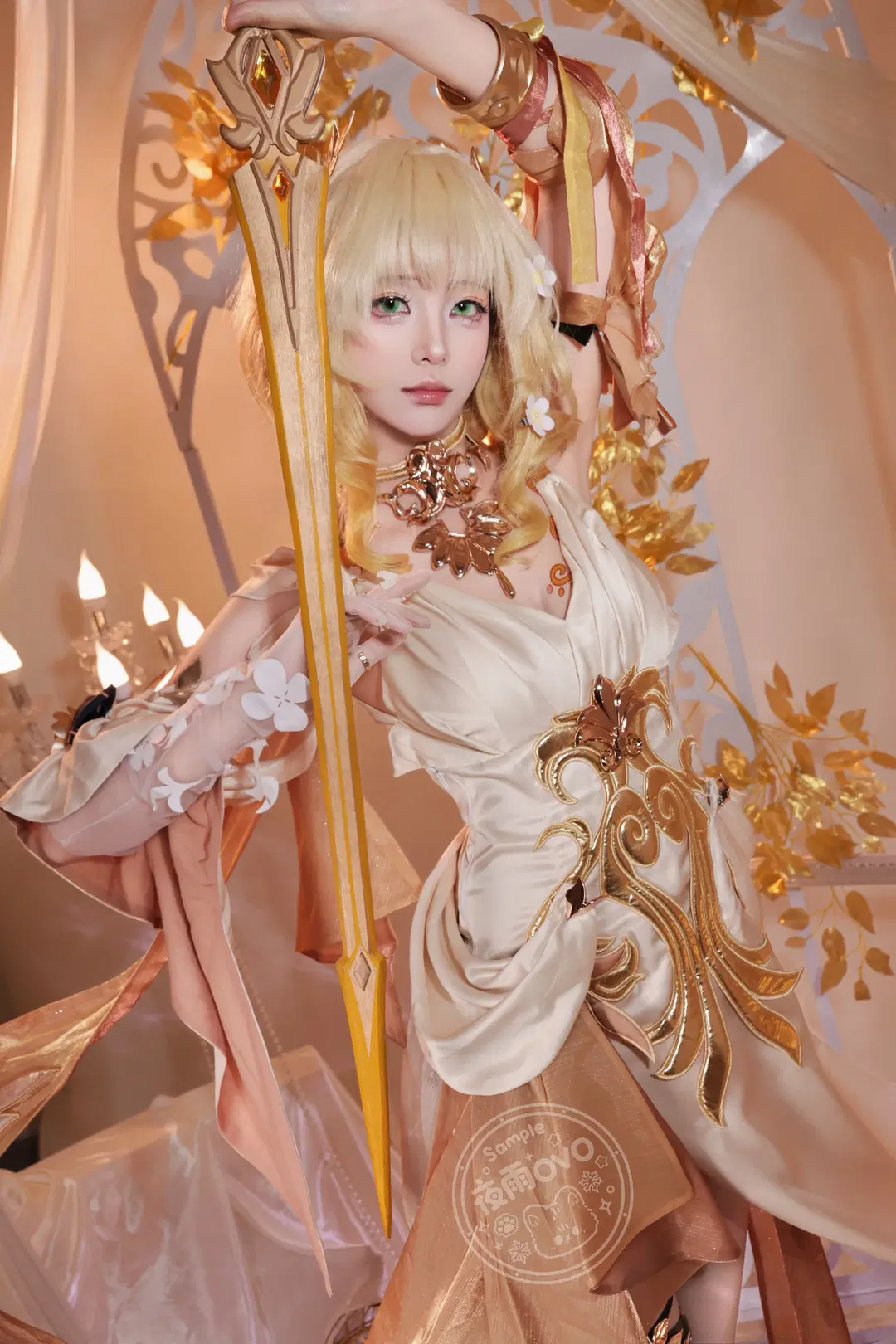 cosplay, 二次元摄影, 阿格莱雅cos, 崩坏星穹铁道, 金织