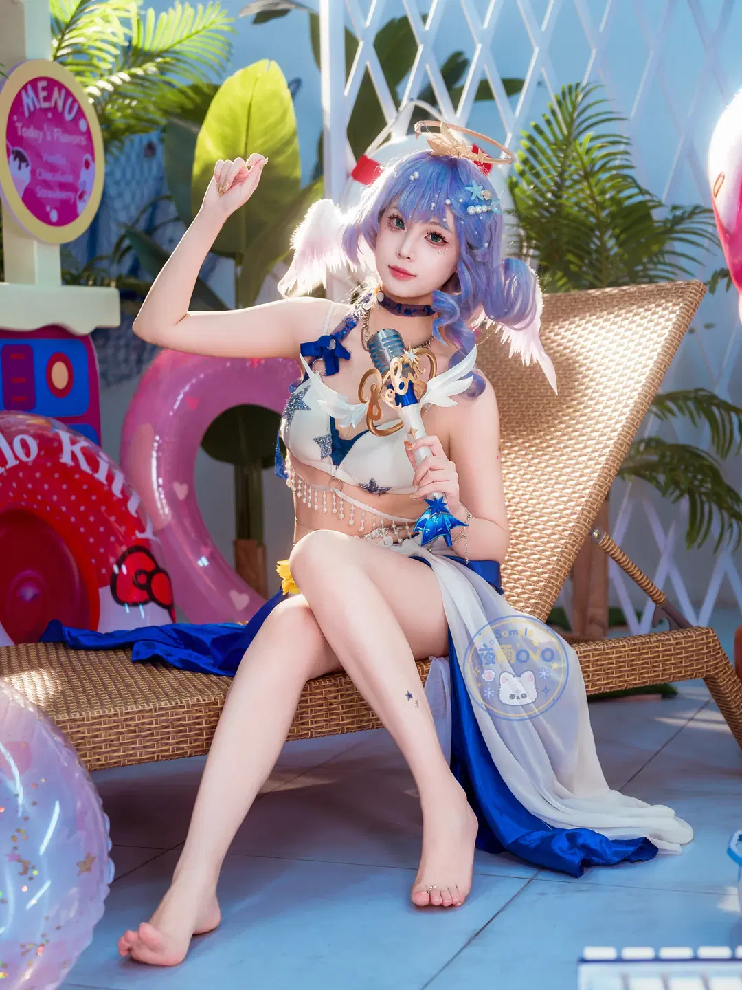 【知更鸟cos】崩坏星穹铁道知更鸟晴歌的夏日清凉装扮 - 夜雨ovo - 第4张