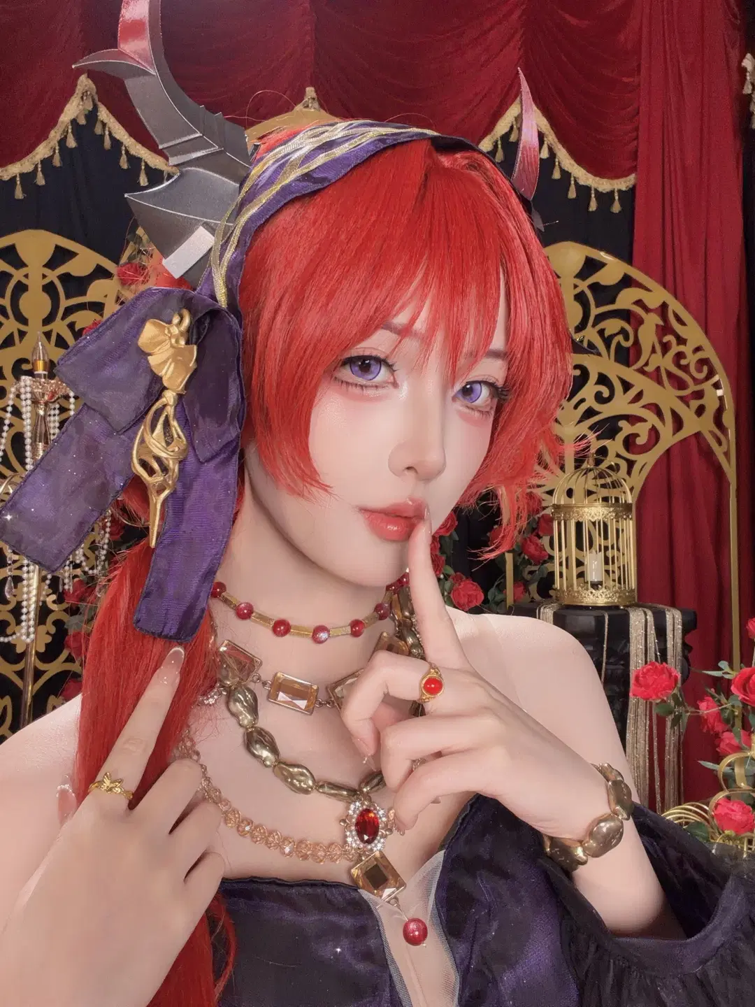 【史爾特爾cos】定格紅黑金的哥特綺夢 - 夜雨ovo - 第3張