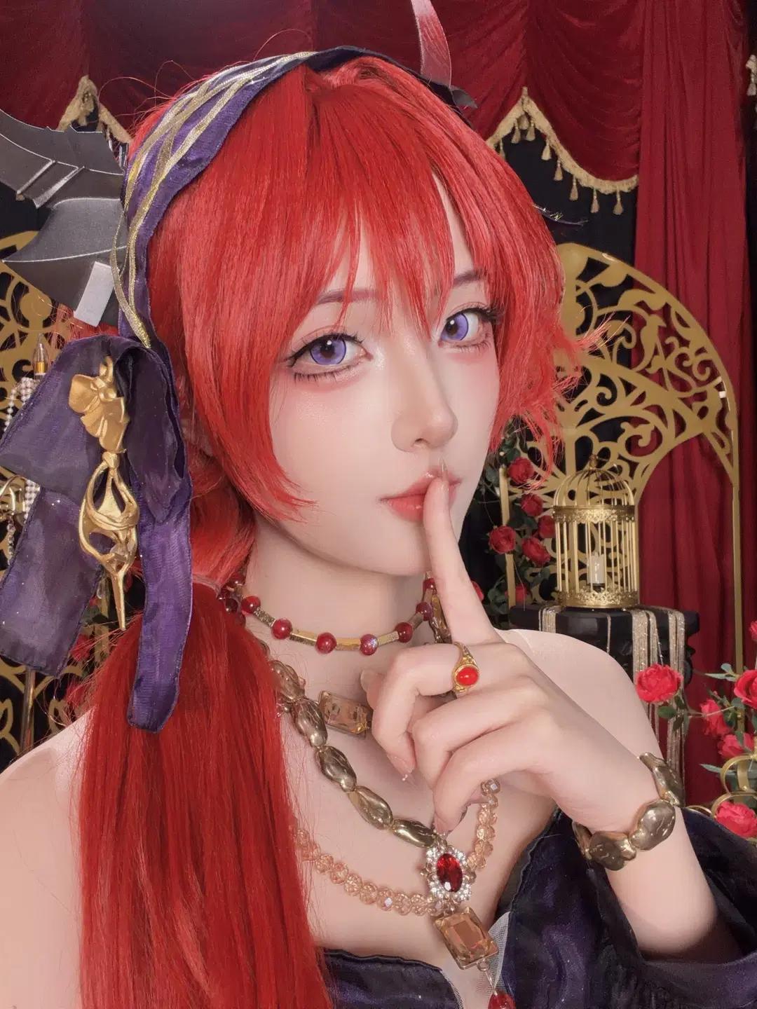 【史爾特爾cos】定格紅黑金的哥特綺夢 - 夜雨ovo - 第4張