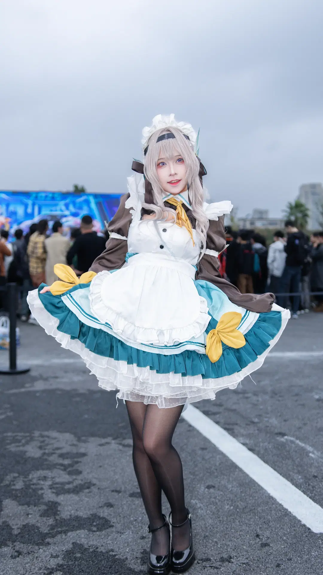 【流萤cos】崩坏星穹铁道同人女仆装，点燃星海