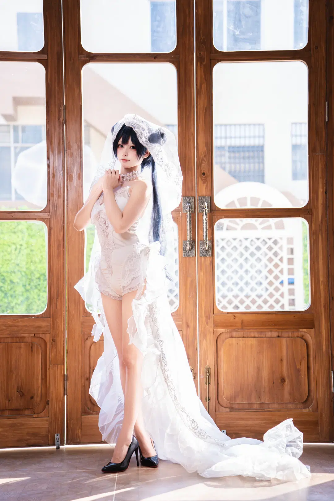[Misaki cosplay] Blue Archive Oath Wedding Dress by Shining_光 - Image 3