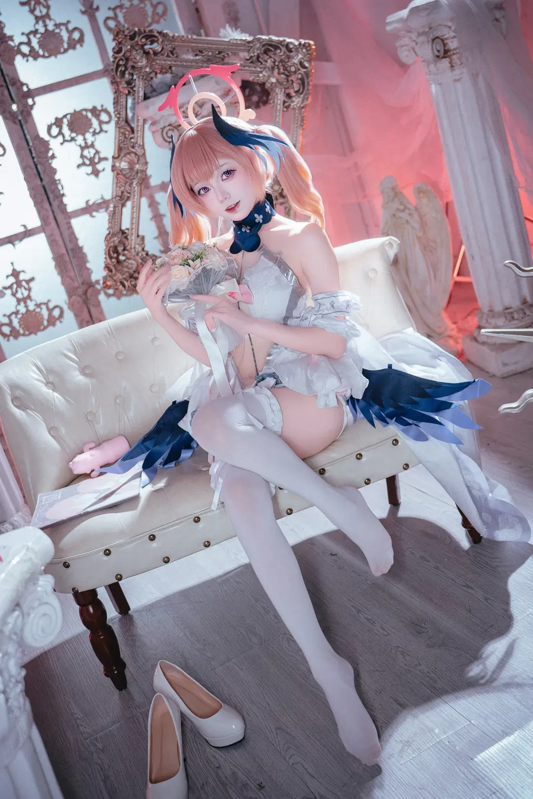 [Shimoe Koharu cosplay] Blue Archive pure white oath bride by Shining_光 - Image 3