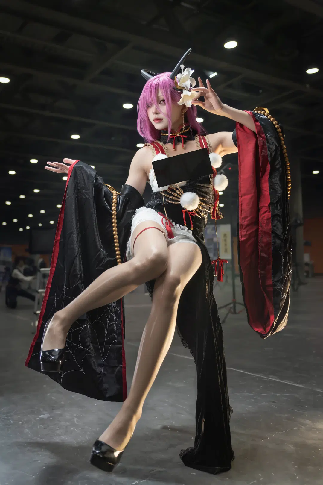 Anime-style photography, Azur Lane, Convention photos, Beautiful legs, Gaoliang cosplay