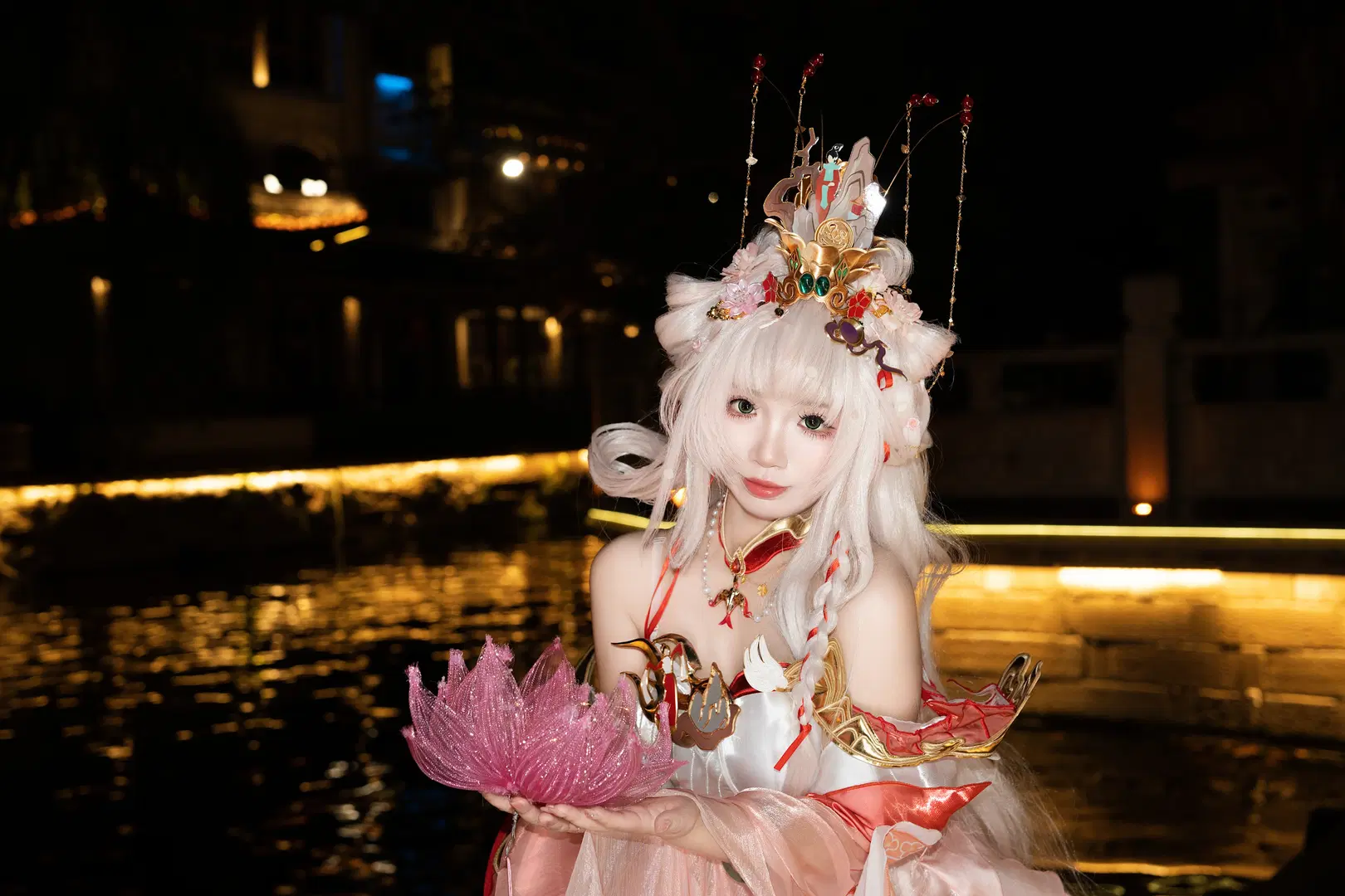 【西施cos】王者荣耀中秋正片，桃红柳绿时的相思之情 - Cosmos远辰📷 - 第3张