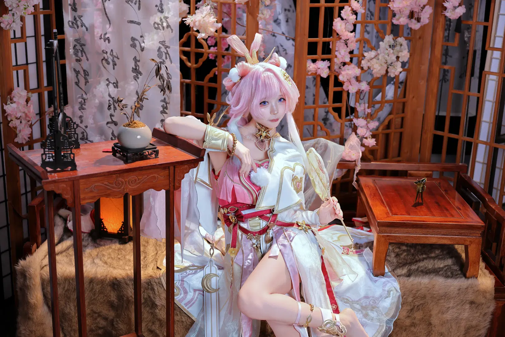 [Elysia Cosplay] Honkai Impact 3rd: Elysia Moonlit Grace Skin photoshoot diary by 岚图 ！！ - Image 3