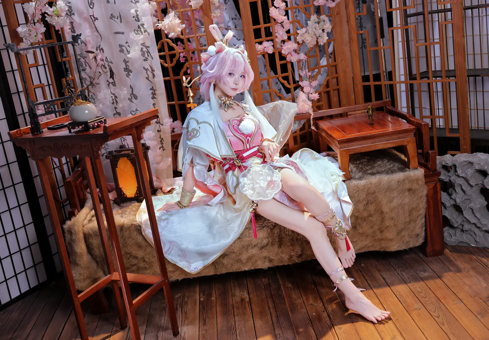[Elysia Cosplay] Honkai Impact 3rd Elysia: Chanjuan Follow-up Ver. Photoshoot by 岚图 ！！ - Image 3