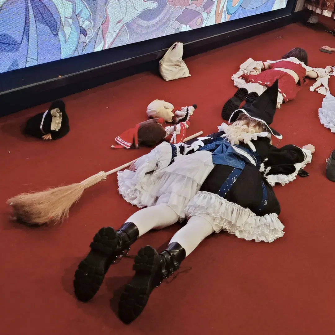 东方Project, 雾雨魔理沙cos, 白丝, 漫展合照, 宁波THO