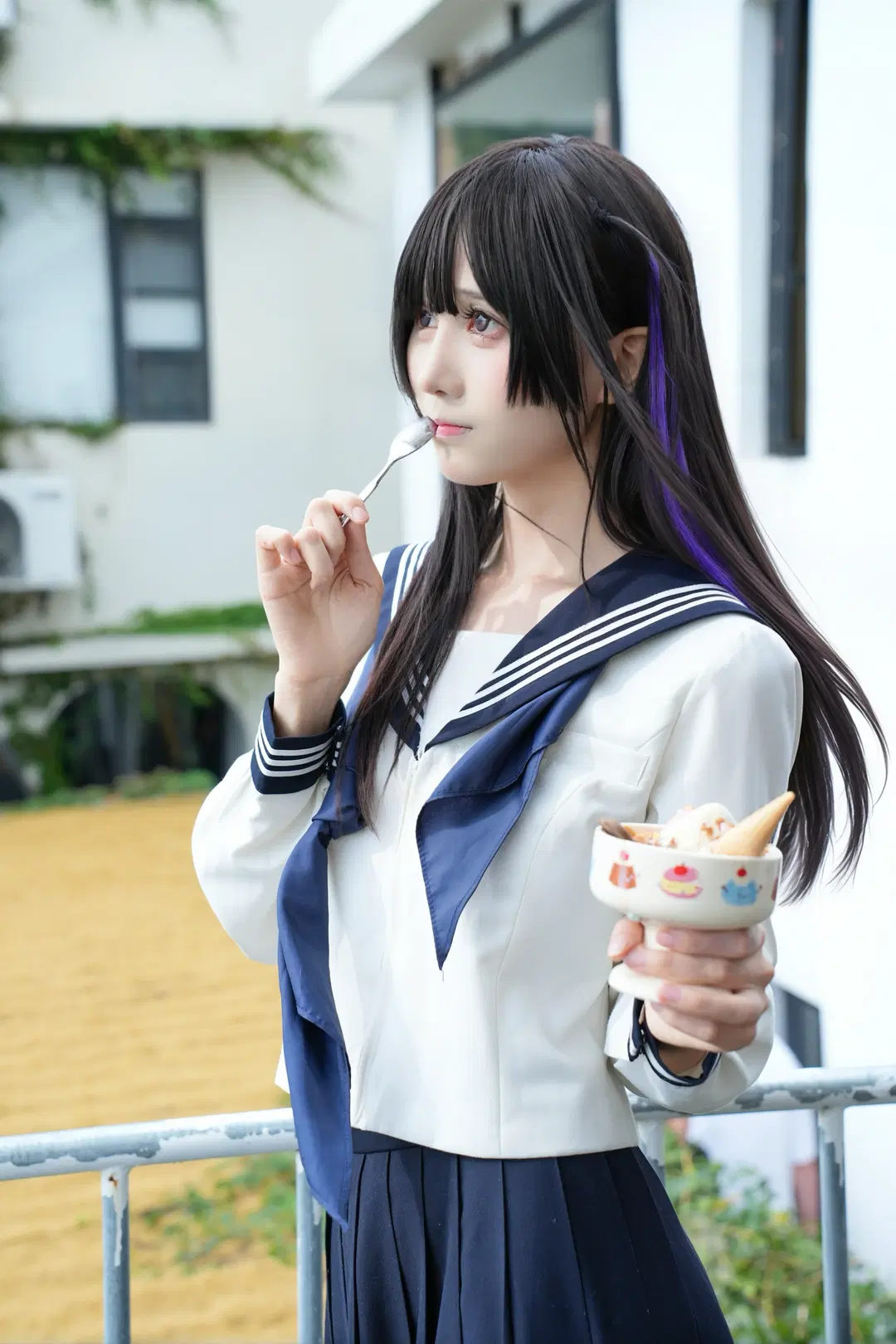 夏日水邊清涼JK制服攝影 - 配角一奈 - 第3張