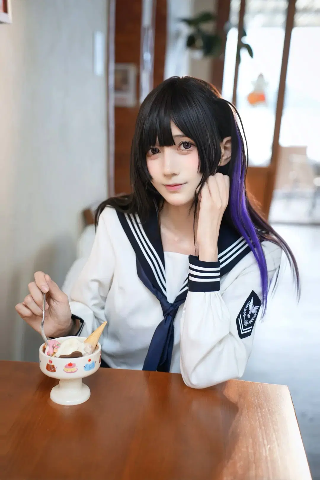 夏日水邊清涼JK制服攝影 - 配角一奈 - 第6張
