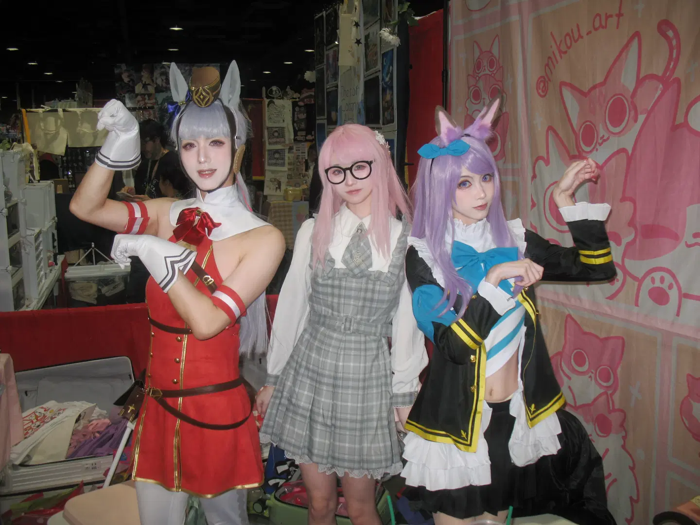 【千早愛音 コスプレ】ALAコンベンションDay4のグレーチェック柄スカート コーデ記録 - 零しずく - 5枚目