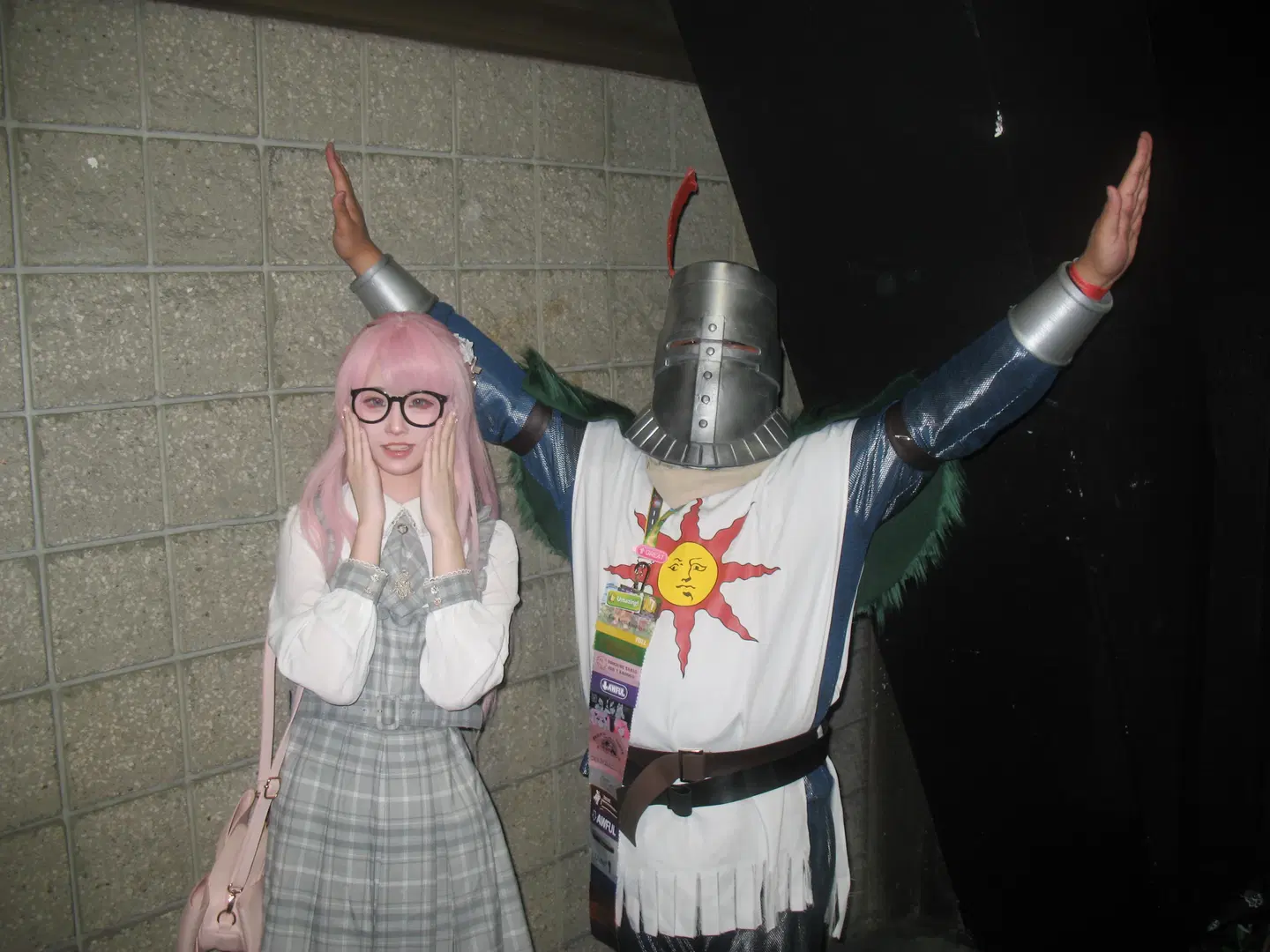 【千早愛音 コスプレ】ALAコンベンションDay4のグレーチェック柄スカート コーデ記録 - 零しずく - 6枚目