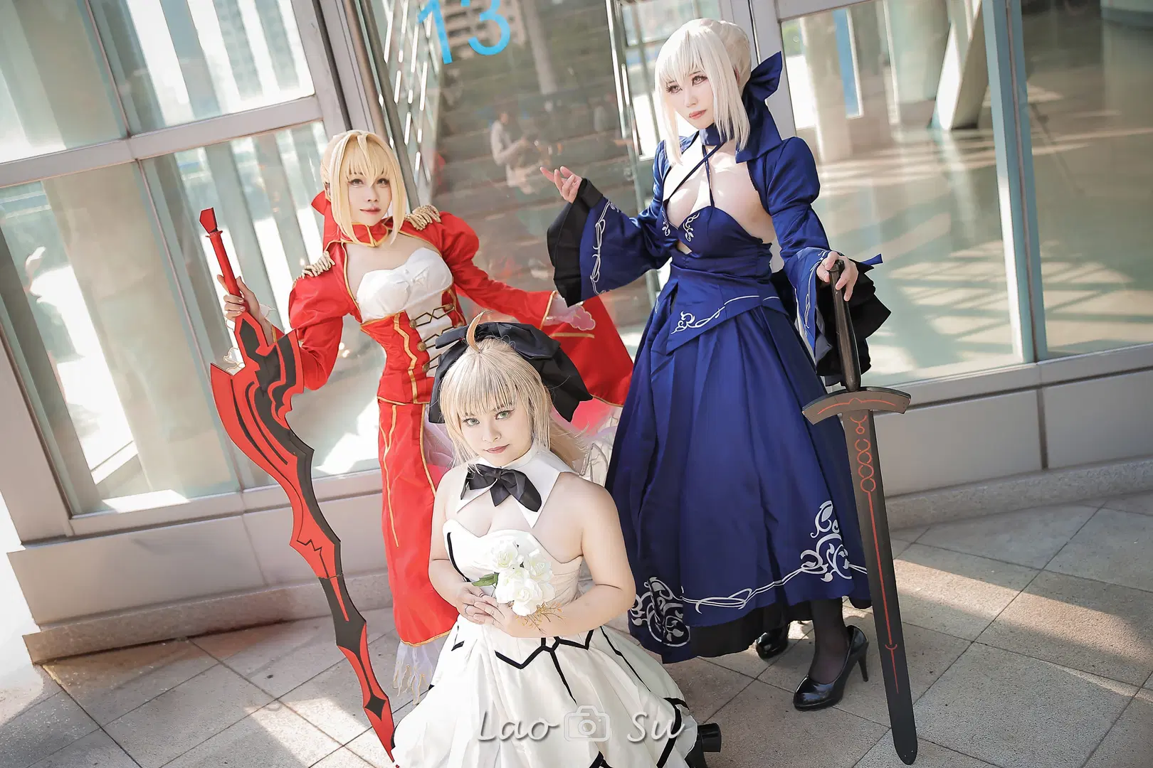 【尼禄·克劳狄乌斯cos】Fate/Grand Order临时合体，拍完正片的吉尔伽美什被阿尔托莉雅们围攻