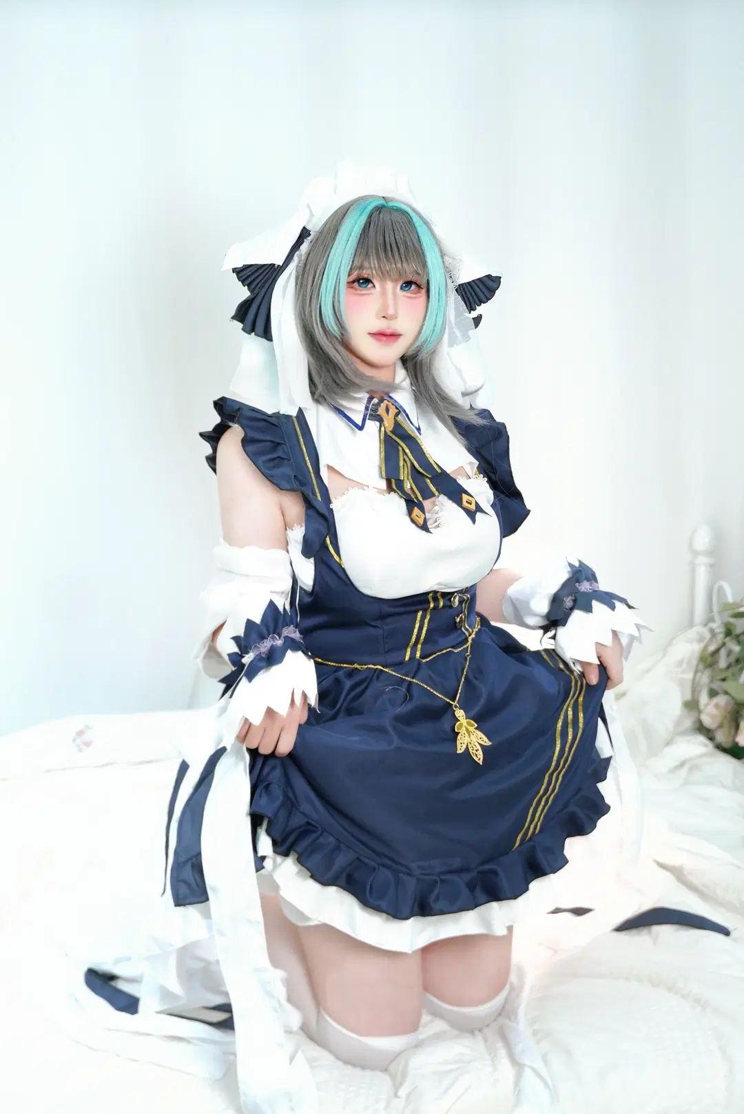 【チェシャー コスプレ】『アズールレーン』チェシャーのメイド服・コスプレ撮影ポーズ参考ガイド - 芫宝 - 10枚目