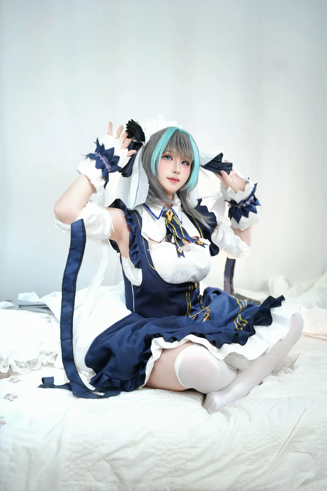 【チェシャー コスプレ】『アズールレーン』チェシャーのメイド服・コスプレ撮影ポーズ参考ガイド - 芫宝 - 7枚目