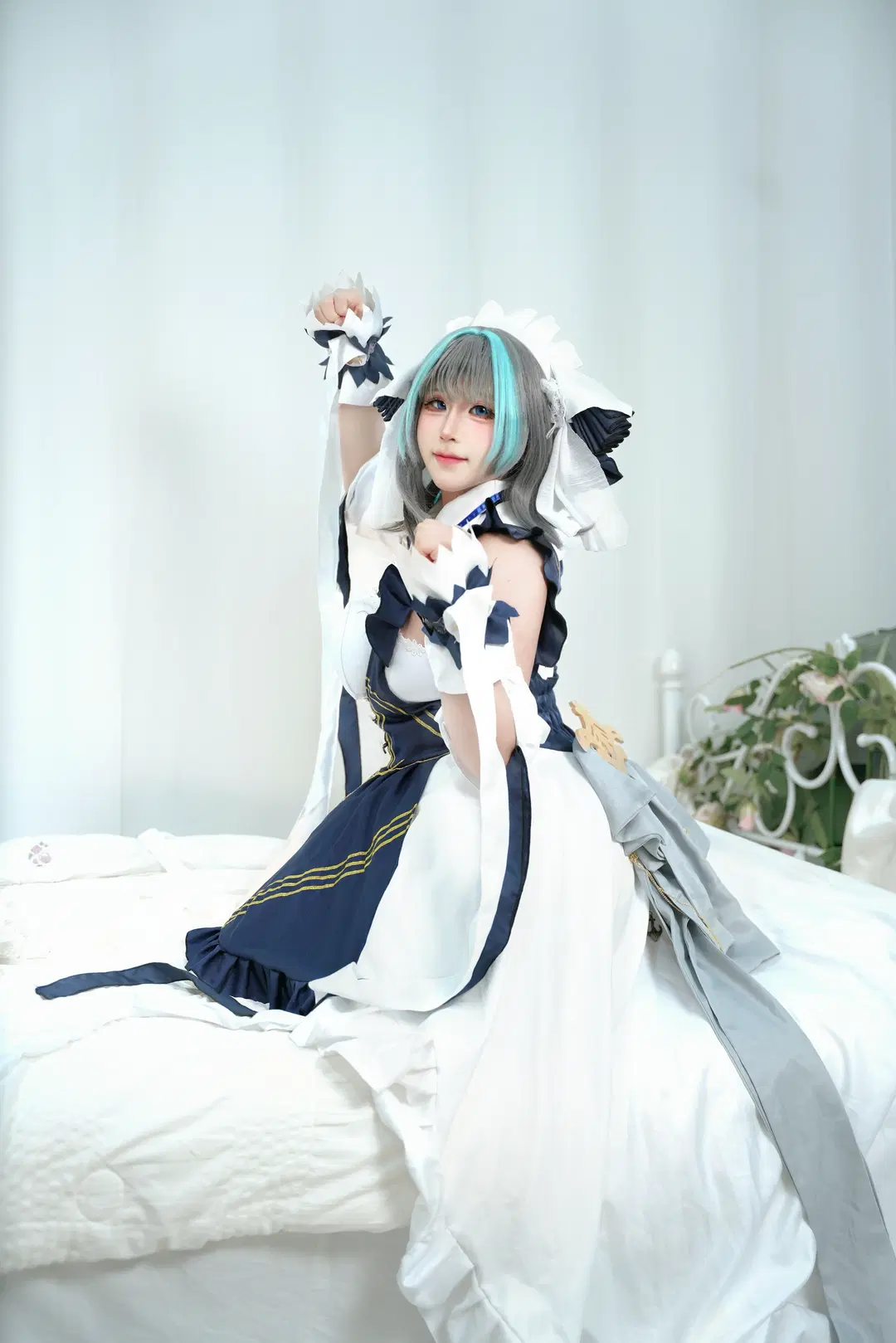 【チェシャー コスプレ】『アズールレーン』チェシャーのメイド服・コスプレ撮影ポーズ参考ガイド - 芫宝 - 9枚目