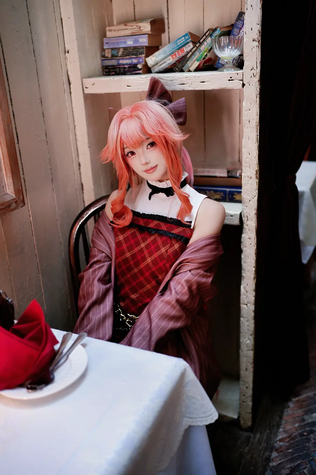 [Momoka Hanyuu cosplay] Arknights Vintage Afternoon Tea Rendezvous by 盐粒子喵 - Image 4