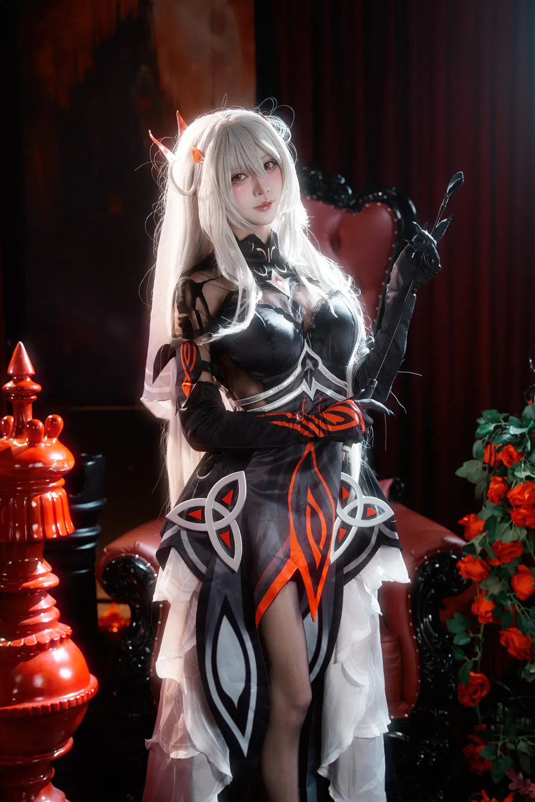 【若娜瓦cos】再现原神死之执政的暗黑美学 - 瑪萨卡卡卡 - 第6张
