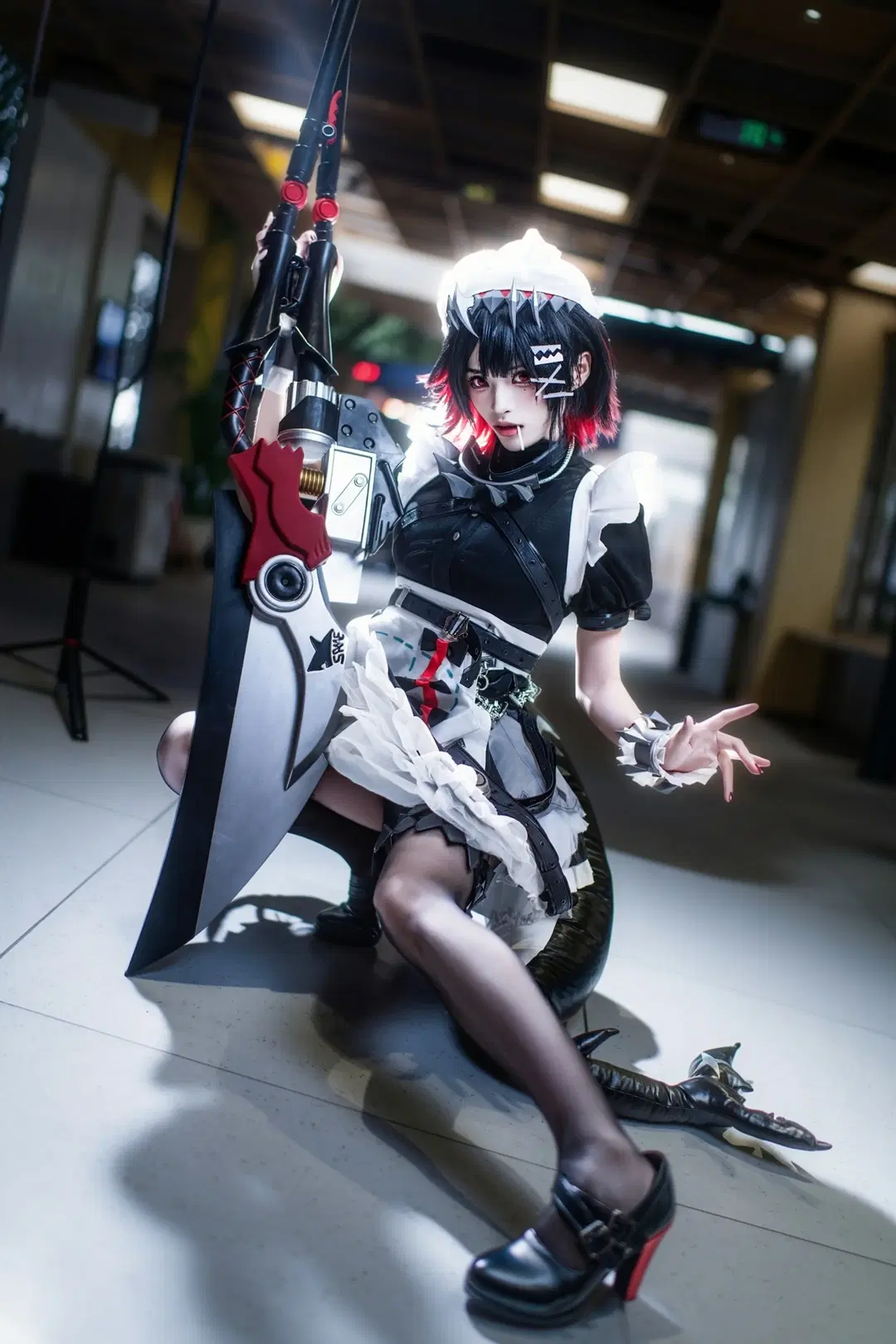 【エレン・ジョー コスプレ】『ゼンレスゾーンゼロ』のサメメイドが出撃